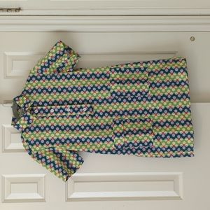 Dusen Dusen boxy tunic button up dress